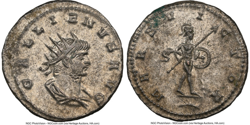 Gallienus, Sole Reign (AD 253-268). BI antoninianus (21mm, 11h). NGC MS, Silveri...