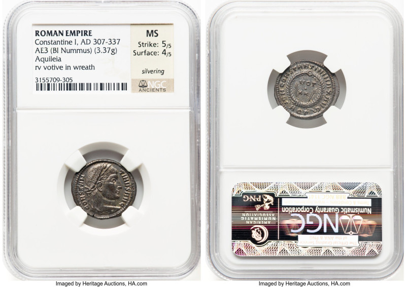 Constantine I the Great, as Augustus (AD 307-337). AE3 or BI nummus (20mm, 3.37 ...