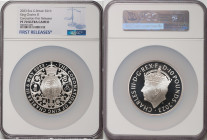 Charles III silver Proof "King Charles III Coronation" 10 Pounds (5 oz) 2023 PR70 Ultra Cameo NGC, Mintage: 1,536. First Releases. HID09801242017 © 20...