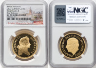 Charles III gold Proof "King Charles II" 100 Pounds (1 oz) 2023 PR70 Ultra Cameo NGC, Mintage: 261. British Monarchs series. First Releases. HID098012...