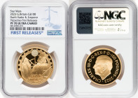 Charles III gold Proof "Darth Vader & Emperor Palpatine" 100 Pounds (1 oz) 2023 PR70 Ultra Cameo NGC, Mintage: 260. Star Wars series. First Releases. ...