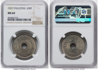 British Mandate 20 Mils 1927 MS64 NGC, London mint, KM5. HID09801242017 © 2023 Heritage Auctions | All Rights Reserved