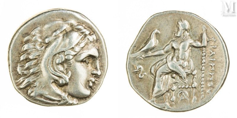 Macédoine - Alexandre III (336-323 avant J.C)

Drachme
A : Tête d'Héraklès à ...