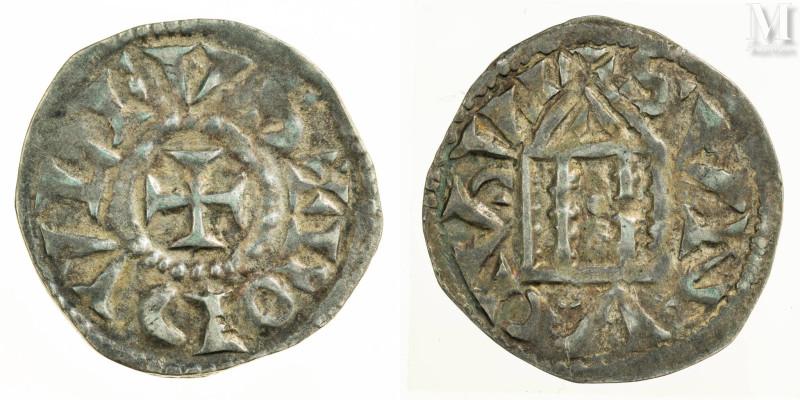 France - Rodolphe III (943-1037)

Denier de Lyon
A : Croix
R : Temple
Etat ...