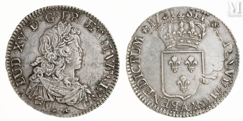 France - Louis XV (1715-1774)

Ecu de France 1721 A (Paris) réforme
A : Buste...