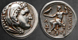 Kings of Macedon. Amphipolis. Alexander III "the Great" 336-323 BC. In the name and types of Alexander III. Struck circa 307-297 BC. Tetradrachm AR
