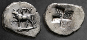 Thrace. Byzantion circa 387-340 BC. Half Siglos AR