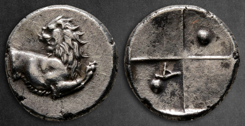 The Thracian Chersonese. Chersonesos circa 386-338 BC. 
Hemidrachm AR

13 mm,...