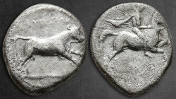 Thessaly. Larissa circa 360-356 BC. Drachm AR