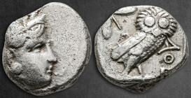 Attica. Athens circa 350-294 BC. Tetradrachm AR