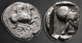 Corinthia. Corinth circa 478-458 BC. Stater AR
