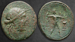 Messenia. Messene circa 191-183 BC. Bronze Æ