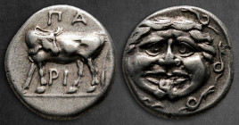 Mysia. Parion circa 400-300 BC. Hemidrachm AR