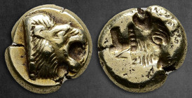 Lesbos. Mytilene circa 521-478 BC. Sixth Stater or Hekte EL