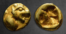 Ionia. Uncertain mint circa 600-550 BC. 1/48 Stater EL Phokaic standard