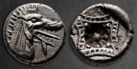Caria. Kindya  circa 510-480 BC. Tetrobol AR