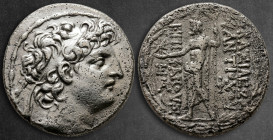 Seleukid Kingdom. Antioch on the Orontes. Antiochos VIII Epiphanes (Grypos) 121-97 BC. Tetradrachm AR