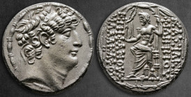 Seleukid Kingdom. Antioch on the Orontes. Philip I Philadelphos 95-75 BC. Tetradrachm AR