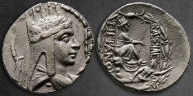 Kings of Armenia. Tigranocerta. Tigranes II "the Great" 95-56 BC. Struck circa 80-68 BC. Tetradrachm AR
