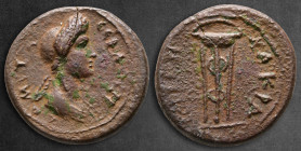 Lydia. Nakrasa. Domitia AD 82-96. Bronze Æ