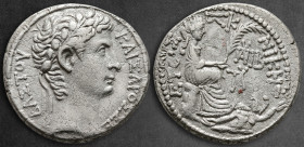 Seleucis and Pieria. Antioch. Augustus 27 BC-AD 14. Tetradrachm AR