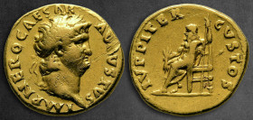 Nero AD 54-68. Rome. Aureus AV