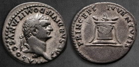 Domitian as Caesar AD 69-81. Rome. Denarius AR
