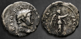 Titus, as Caesar AD 76-78. Struck ca. 71/72 AD. Ephesos. Denarius AR