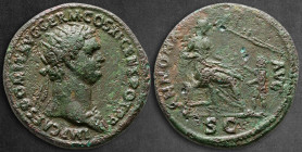 Domitian AD 81-96. Rome. Dupondius Æ