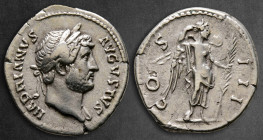 Hadrian AD 117-138. Struck ca. 126-127 AD. Rome. Denarius AR