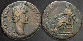 Antoninus Pius AD 138-161. Rome. Sestertius Æ