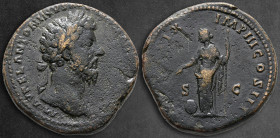 Marcus Aurelius AD 161-180. Rome. Sestertius Æ