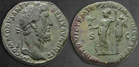 Commodus AD 177-192. Rome. Sestertius Æ