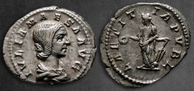 Julia Maesa. Augusta AD 218-224. Rome. Denarius AR