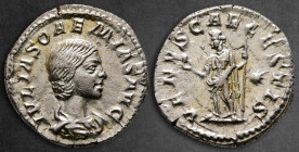 Julia Soaemias. Augusta AD 218-222. Rome. Denarius AR