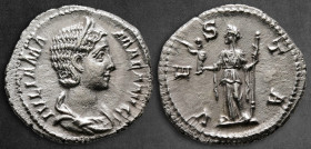 Julia Mamaea. Augusta AD 222-235. Rome. Denarius AR
