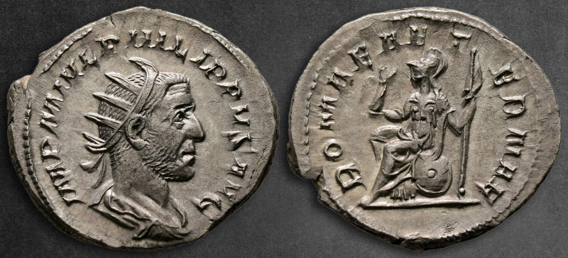 Philip I Arab AD 244-249. Rome
Antoninianus AR

23 mm, 4,06 g

IMP M IVL PH...