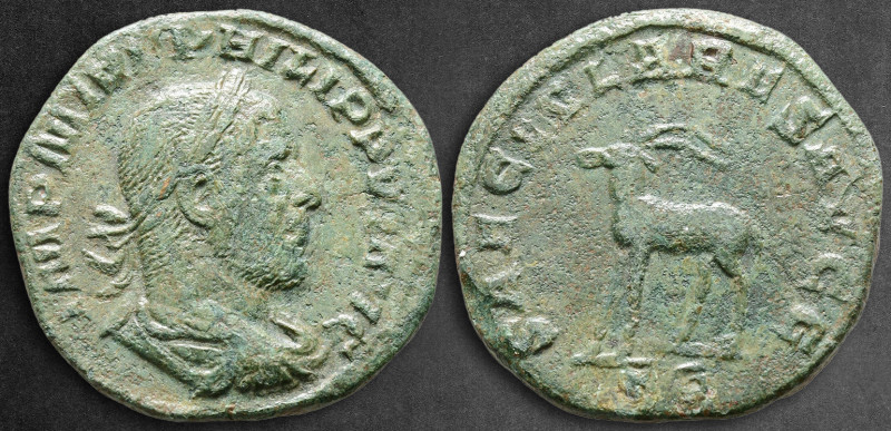 Philip I Arab AD 244-249. Rome
Sestertius Æ

30 mm, 15,94 g

IMP M IVL PHIL...