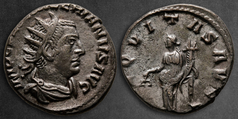 Valerian I AD 253-260. Antioch
Billon Antoninianus

20 mm, 4,05 g

IMP C [P...