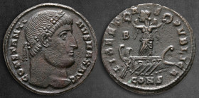 Constantine I the Great AD 306-337. Constantinople. Follis Æ