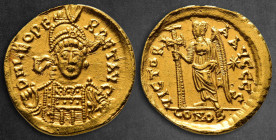 Leo I AD 457-474. Constantinople. Solidus AV