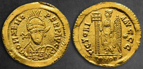 Zeno AD 474-491. Pseudo-Imperial issue. Uncertain mint. Solidus AV