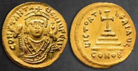 Tiberius II Constantine AD 578-582. Constantinople. Solidus AV