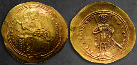 Isaac I Comnenus AD 1057-1059. Constantinople. Histamenon Nomisma AV