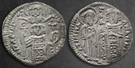 John V Palaeologus AD 1341-1391. Constantinople. Basilikon AR