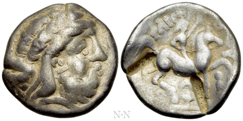 EASTERN EUROPE. Imitations of Philip II of Macedon (2nd-1st centuries BC). Tetra...