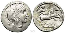 EASTERN EUROPE. Imitations of Roman Republic. Denarius (Circa 1st century BC). Imitating C. Thalna