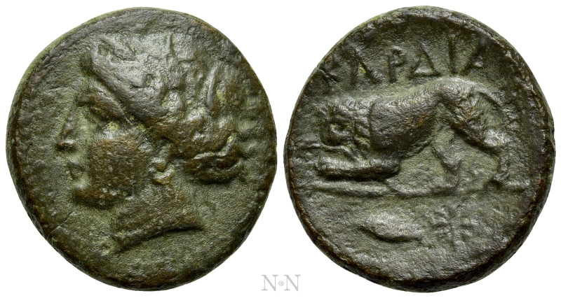 THRACE. Kardia. Ae (Circa 350-309 BC). 

Obv: Wreathed head of Persephone left...