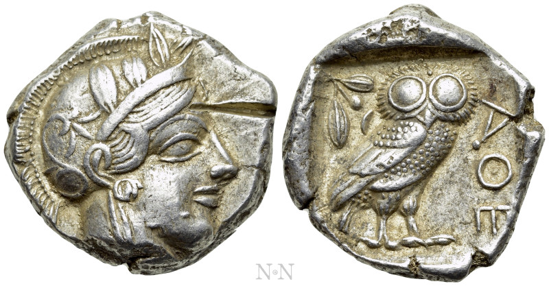 ATTICA. Athens. Tetradrachm (Circa 454-404 BC). 

Obv: Helmeted head of Athena...