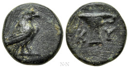 AEOLIS. Kyme. Ae (Circa 320-250 BC)